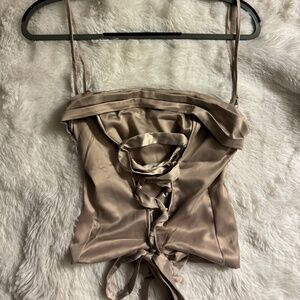Satin Corset Top